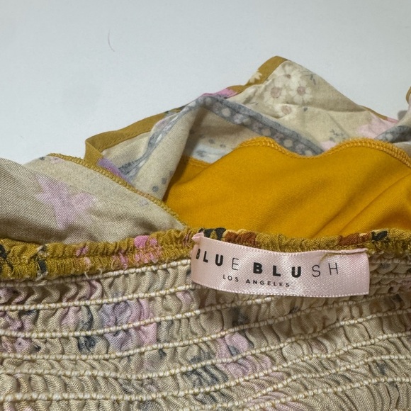 MUSTARD ROAD TRIPPIN' TIE BACK SCARF TUBE TOP Sz S - Picture 8 of 8